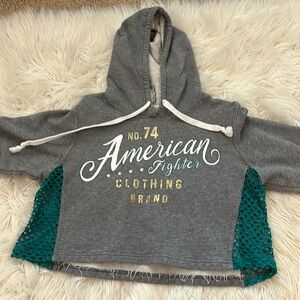 American Fighter Cropped Hoodie